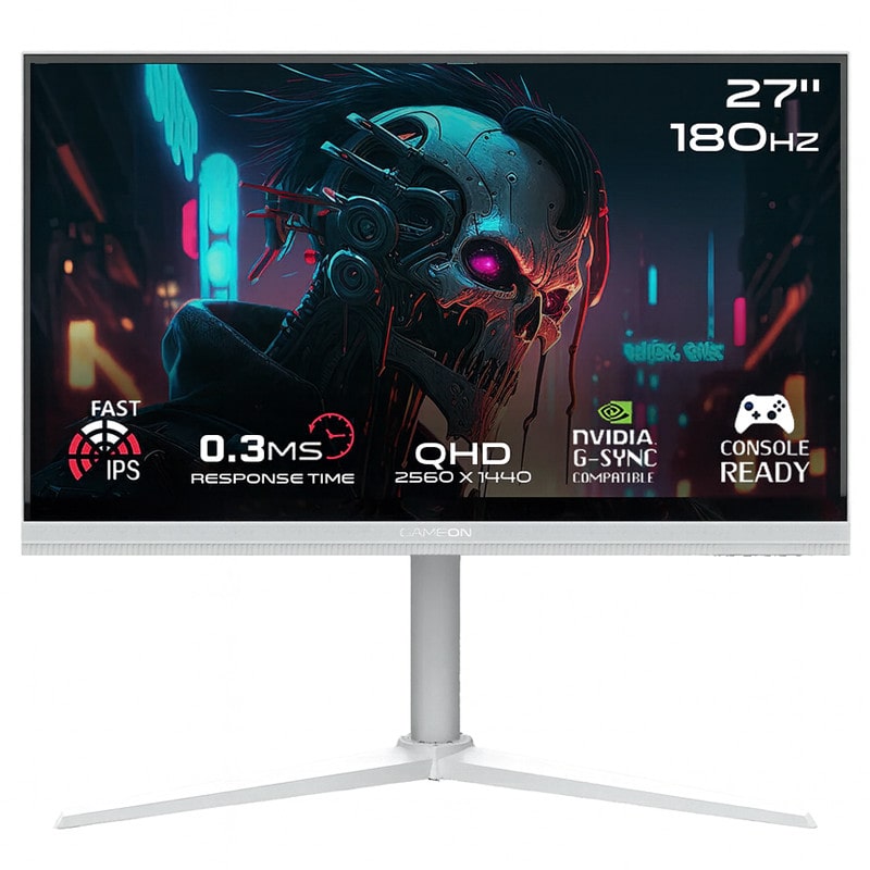 Ecran Gaming Gameon Arctic Pro Series GOA27QHD240IPS 27'' au meilleur prix en Tunisie